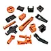 orange powder coat colors